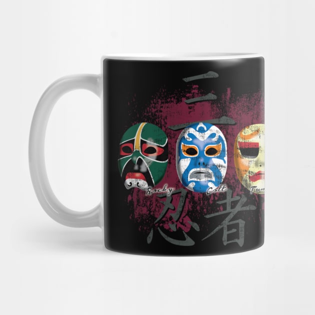 3 Ninjas Masks by mikerozon